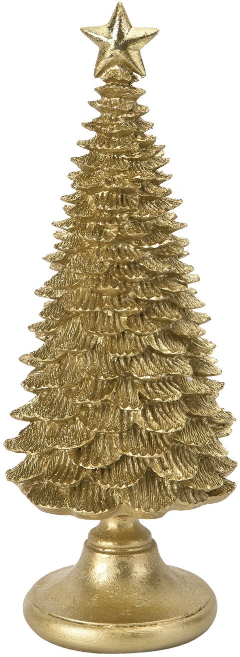 Figurka świąteczna Choinka złota 42,5 cm 171471