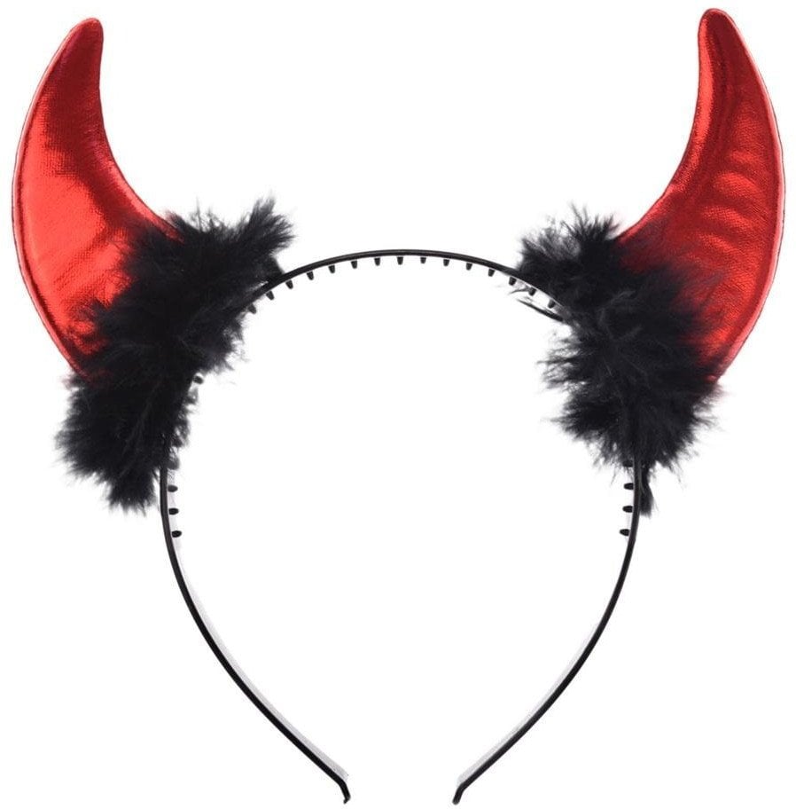 Arpex Metalizowane rogi diabła czerwone