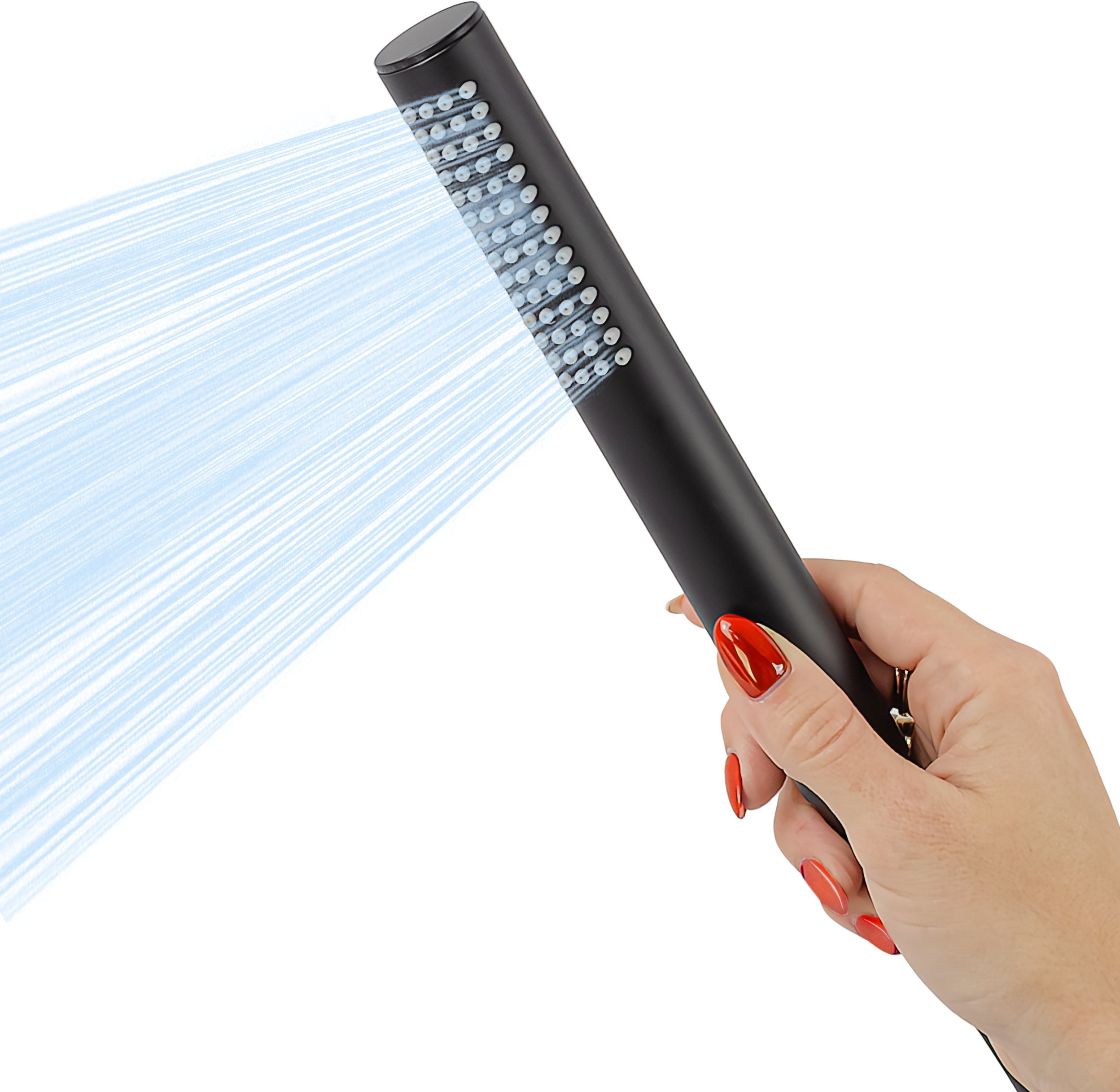 AVAPAX ASUN141311 UNLIMITED Słuchawka przysznicowa typu mikrofon 1F - jednofunkcyjna, czarny