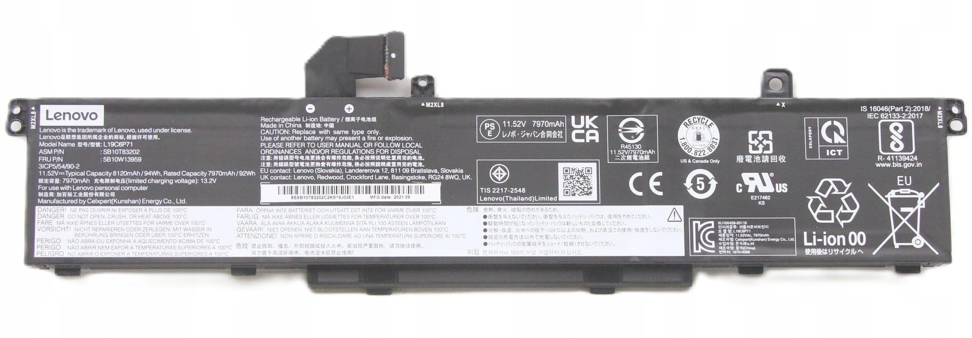 Napęd Lenovo Internal,6c,93.5Wh,LiIon,CXP