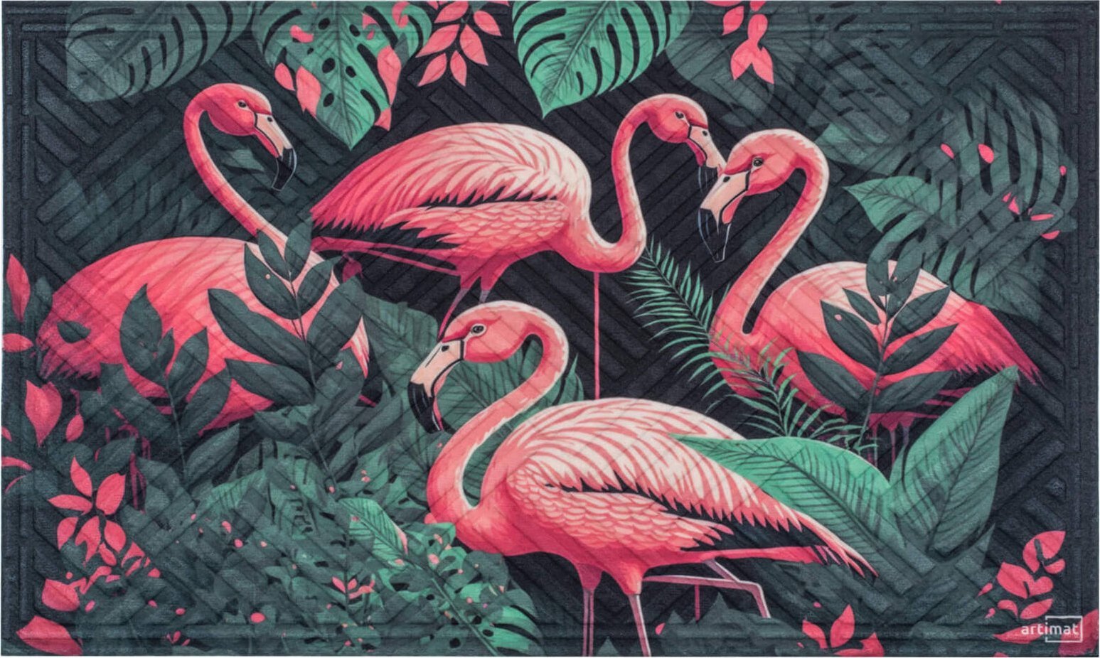 Direct Home and Garden Wycieraczka materiałowa flaming 45*75 cm