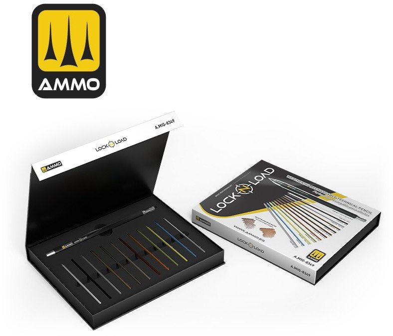 Ammo Rewolucyjny ołówek mechaniczny - Lock 'n load - Weathering Rechargable Technic