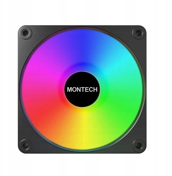 Wentylator Montech Wentylator GF120R V2 ARGB PWM Reverse Black 120mm