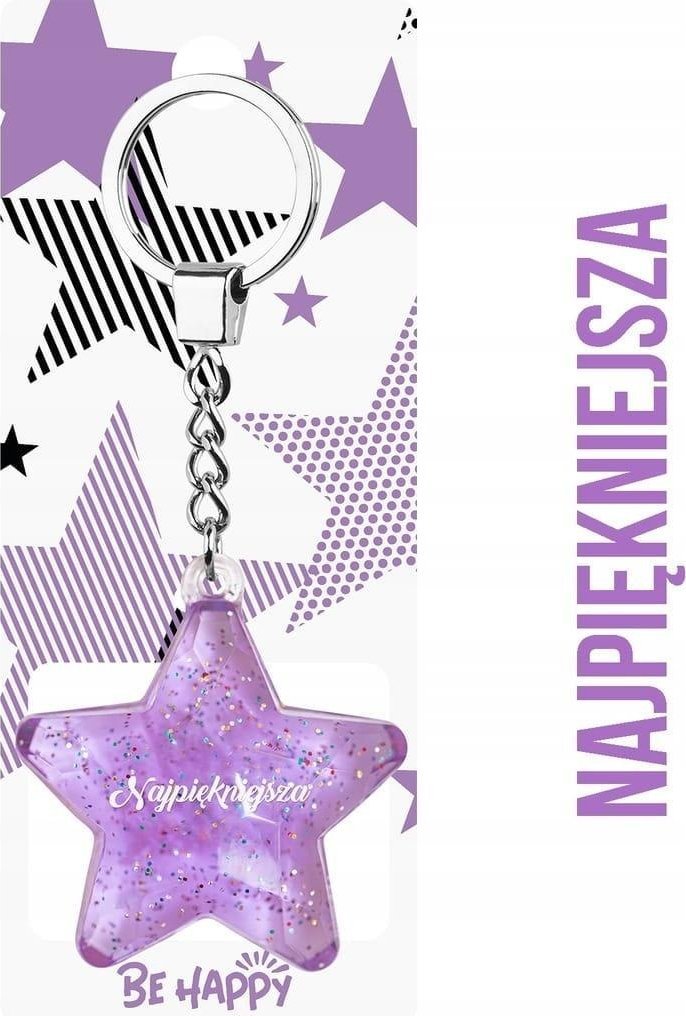 Brelok gwiazdka Najpiękniejsza
