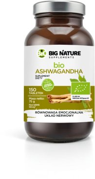 BIG NATURE_Ashwaganha suplement diety 90 tabletek