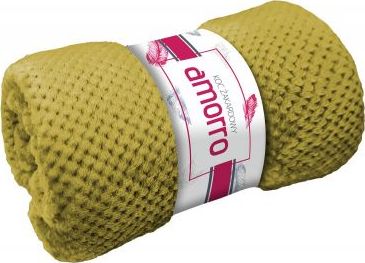 Darymex Koc żakardowy Amorro 150x200 kolor oliwka