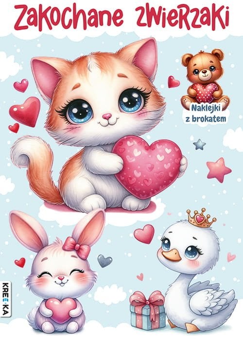 Książeczka Zakochane zwierzaki KREDKA
