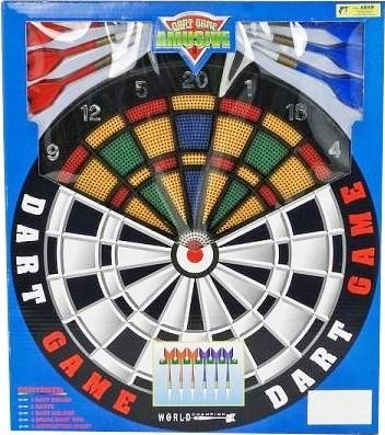 Adar Rzutki z Plastikowymi Końcówkami w Pudełku 6 szt.