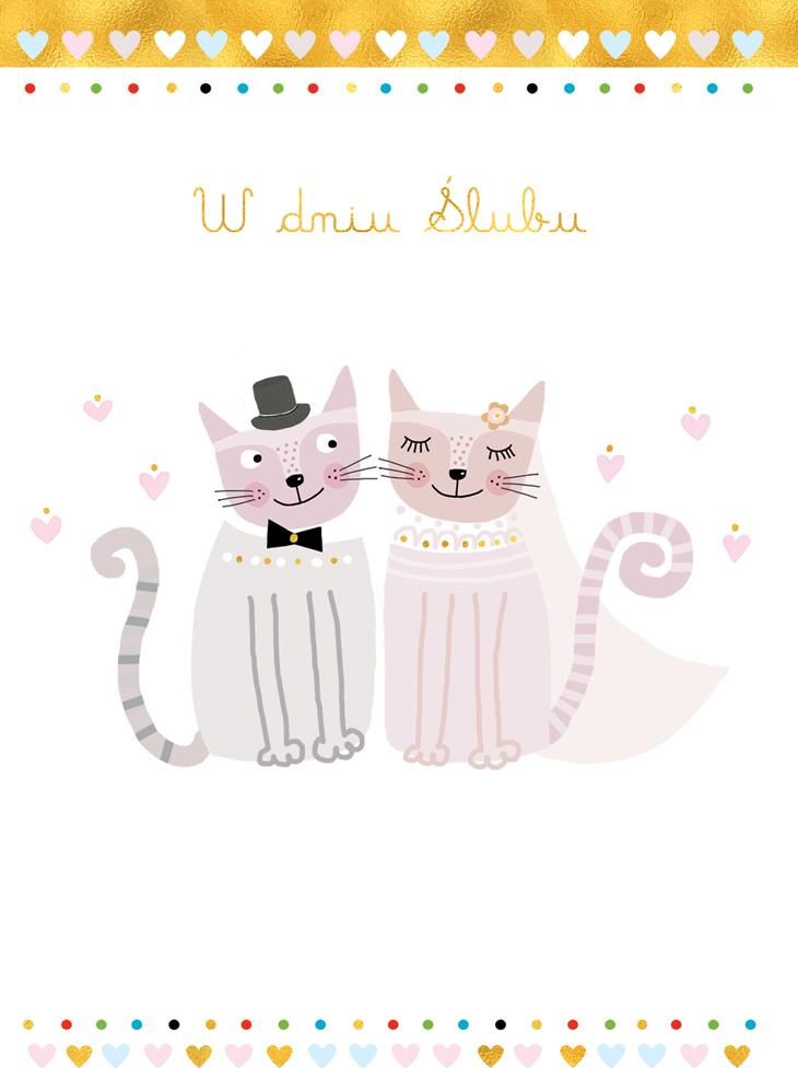 HENRY Karnet B6 Ślub - Koty