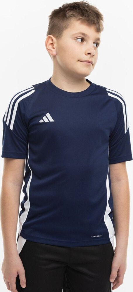 Adidas Koszulka dla dzieci adidas Tiro 24 Jersey granatowa IS1029 164cm