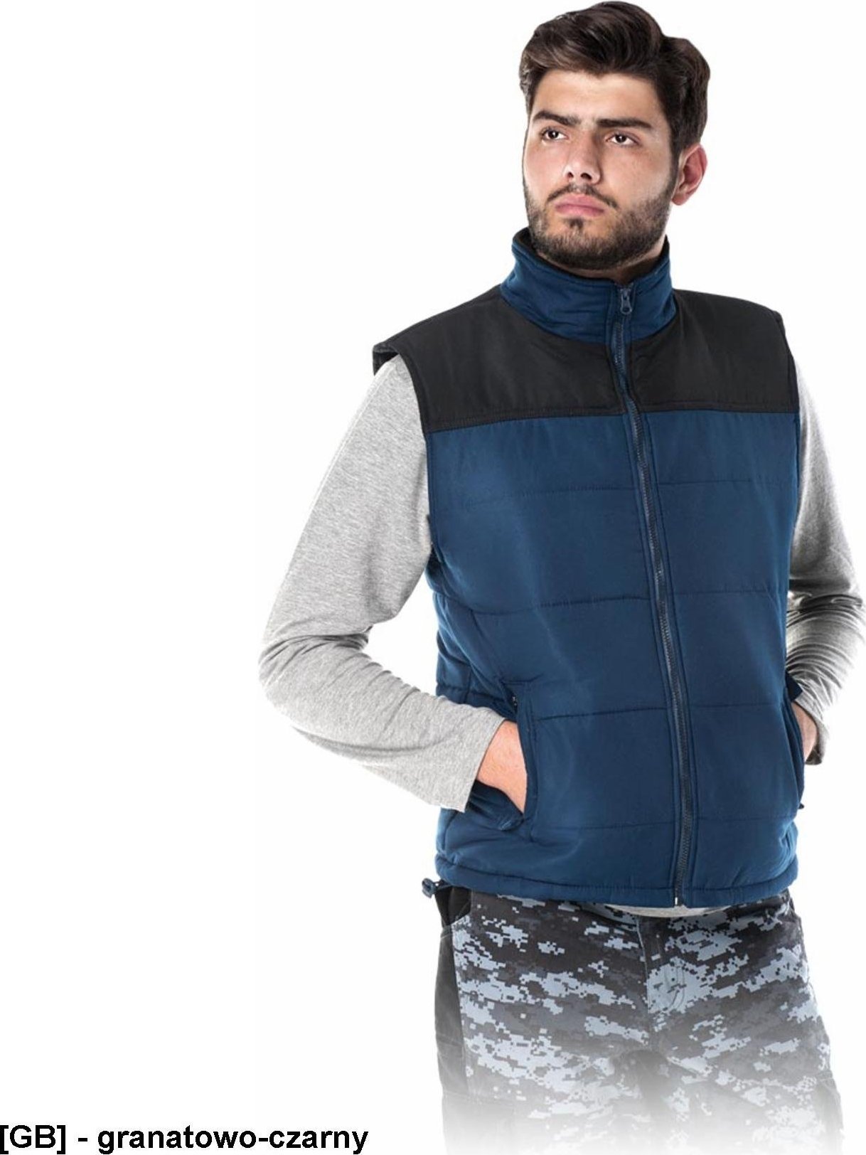 R.E.I.S. FOKER - bezrękawnik z podwójnym systemem ocieplenia 2XL