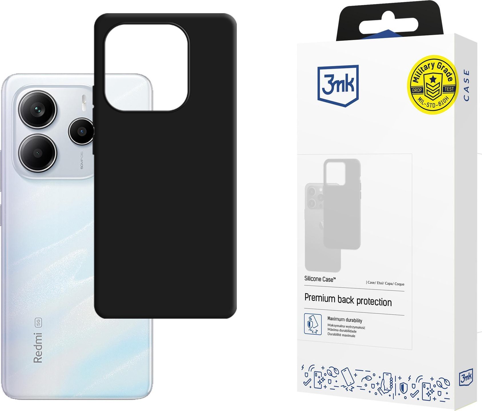 Redmi Note 14 5G - 3mk Silicone Case