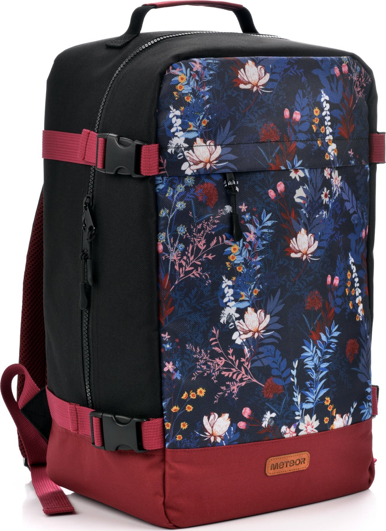 Meteor Plecak kabinowy Meteor Hermod 20 l Floral Uniwersalny