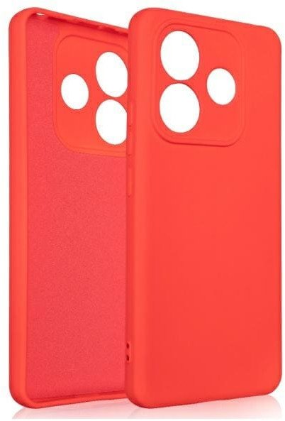 Beline Etui Silicone Xiaomi Redmi Note 14 czerwony/red