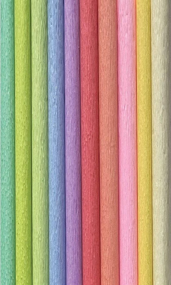 Interdruk Bibuła marszczona Pastel Mini mix (10szt)