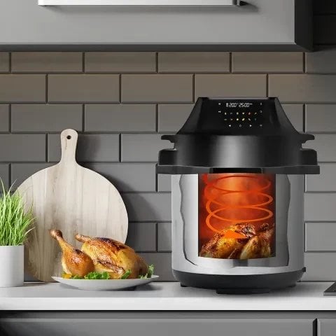 TESLA EliteCook K70 WiFi Duo multicooker 12w1 z funkcją sous vide i frytkownicą beztłuszczową
