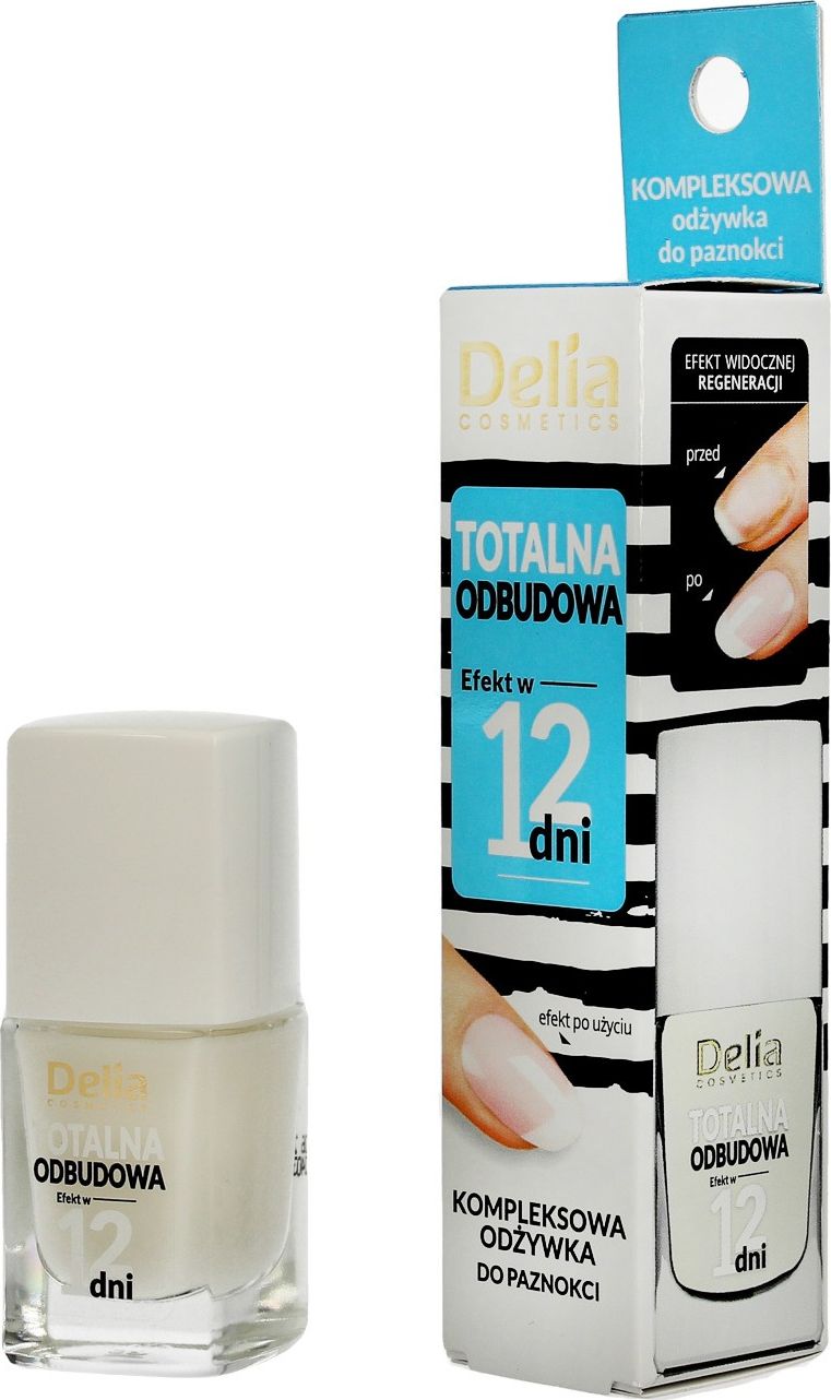 Delia Cosmetics Kompleksowa Odżywka do paznokci Totalna Odbudowa 11ml