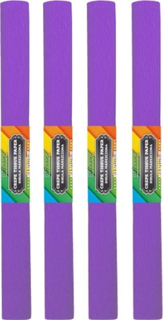 Starpak Bibuła marszczona 50x200cm purpurowa 10szt.