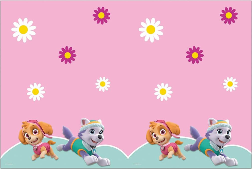 PROCOS Obrus urodzinowy Psi Patrol Skye i Everest - 120 x 180 cm - 1 szt. uniwersalny