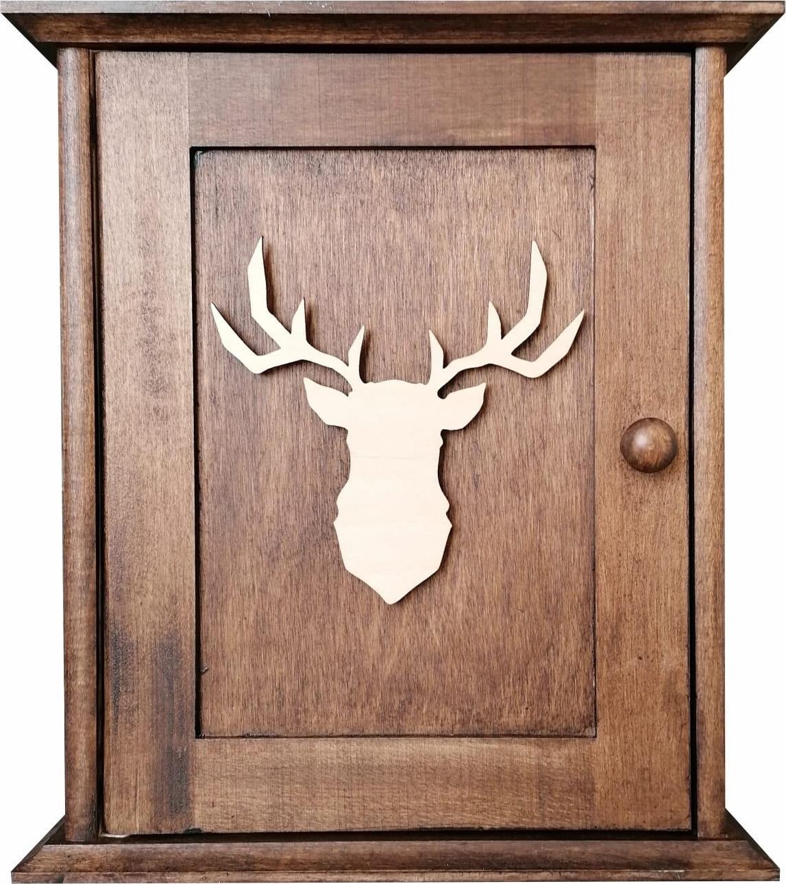 Prowansalska Manufaktura Szafka na klucze Brąz Jeleń-53