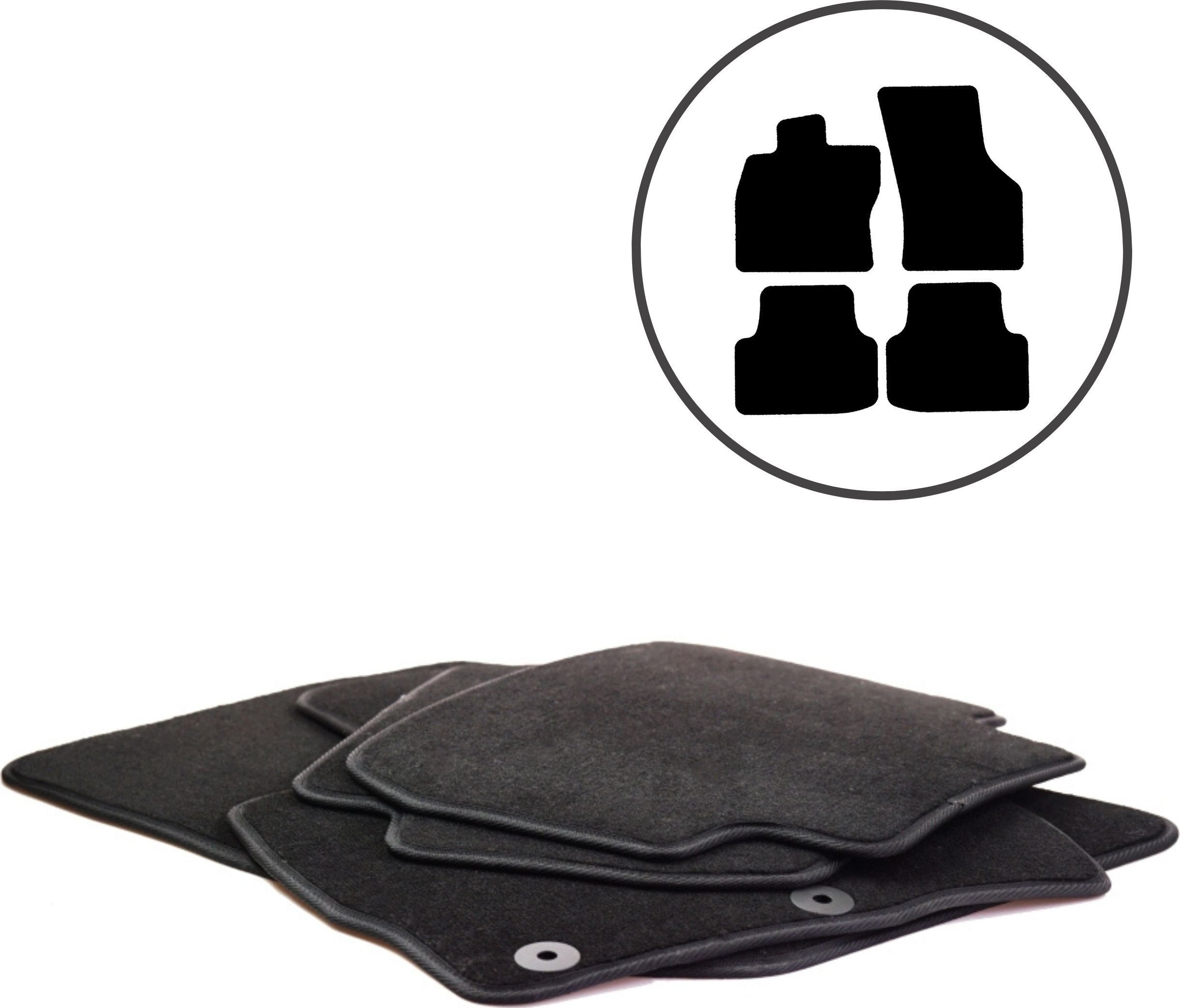 Dikel Dywaniki samochodowe 4szt. Skoda Octavia IV