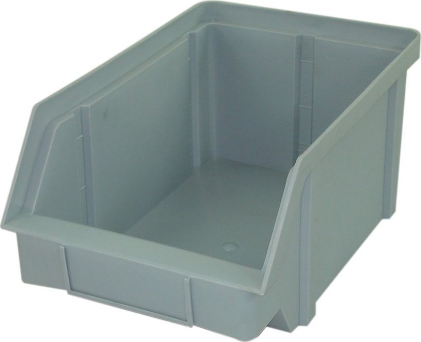 Artech Pojemnik warsztatowy z polipropylenu standardowego, wym. 157 x 101 x 74 mm (Kolor szary)