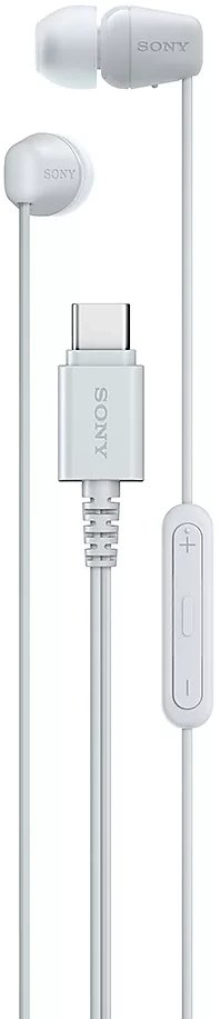Sony IER‑EX15C USB‑C su laidu Earbuds with Mic, Baltas | Sony