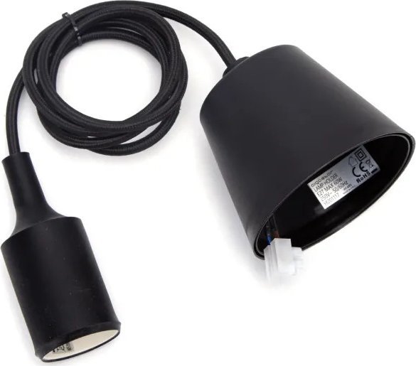 Aigostar Oprawka żarówki E27 z tworzywa sztucznego z przewodem 2x0.75mm 1 Oprawka żarówki E27 z tworzywa sztucznego z przewodem 2x0.75mm 1