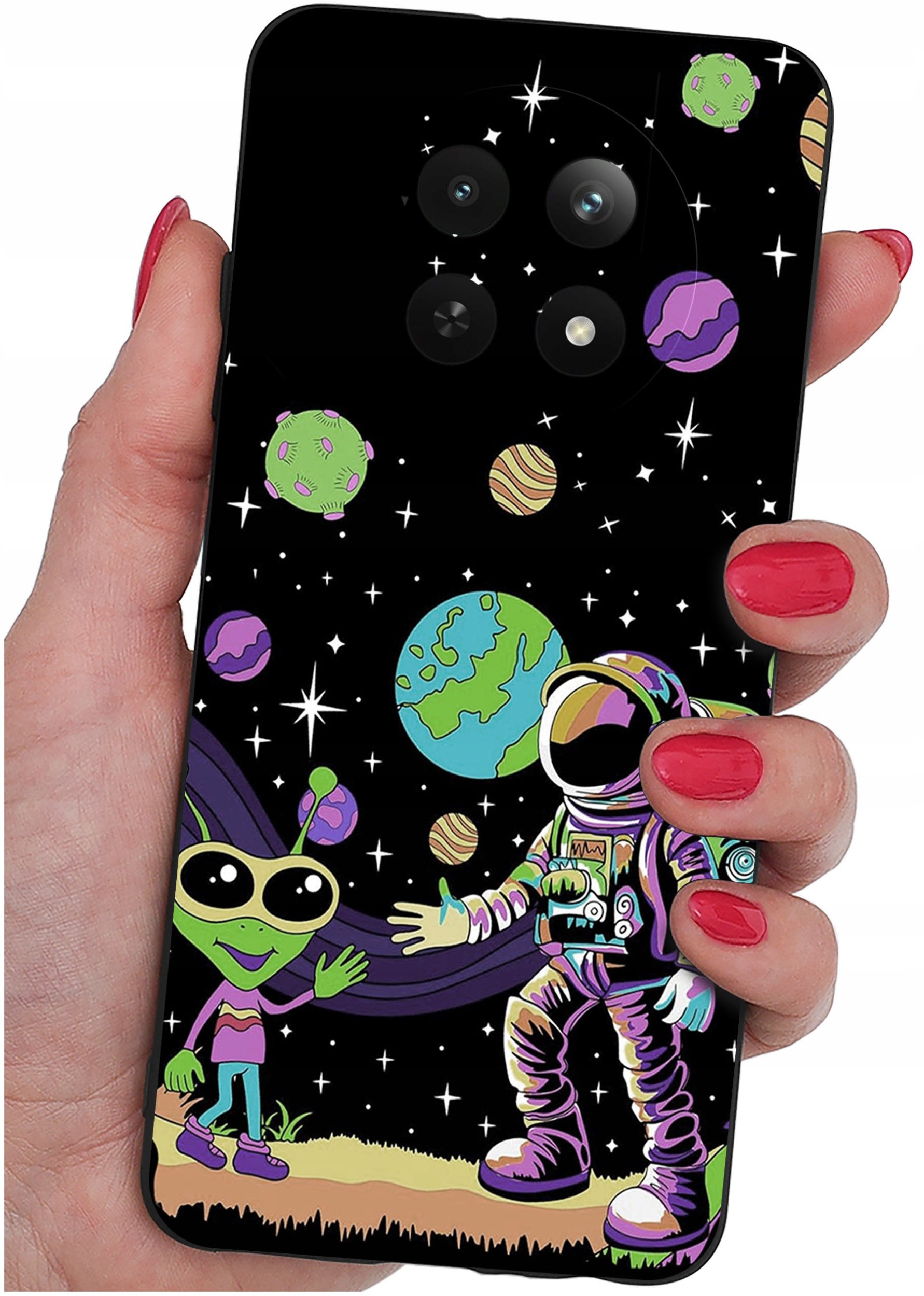 Etui do Realme 12 5G | 12x 5G WZORY |SILIKONOWE MATT CASE + SZKŁO 9H