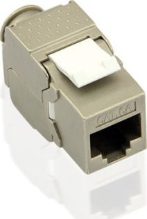 Value VALUE Cat.6A (Class EA) Keystone, RJ-45, ekranowany, beznarzędziowy, SLIM.