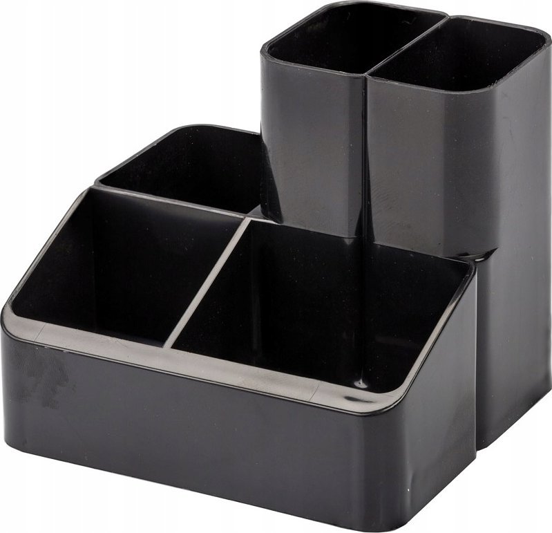 Centrum Przybornik na biurko 103x95x85mm CENTRUM 89010 czarny,niebieski,szary plastikowy