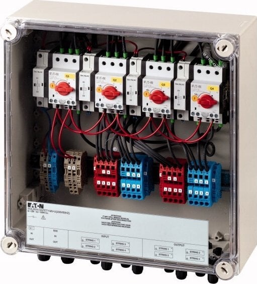 Eaton Rozłącznik przeciwpożarowy SOL30-SAFETY na 4 stringi PV, MV, 230VAC 168103