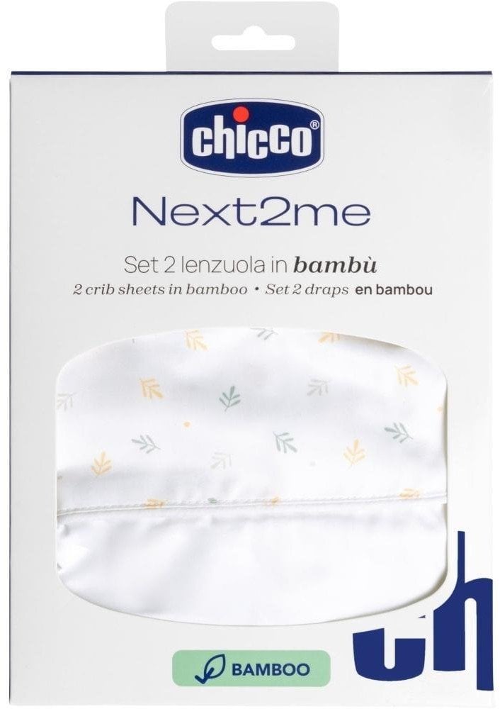 Prześcieradło Next2Me Forever G/D bambusowe foliag