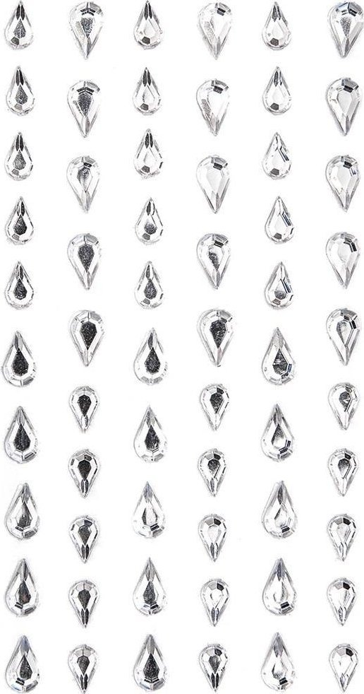 Kryształki samoprzylepne kropelki 60szt