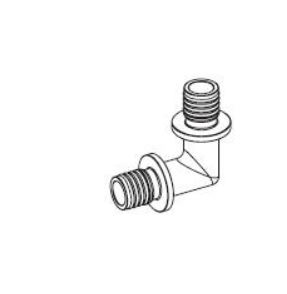 Tece Kolano 90° 25mm mosiądz - 707025
