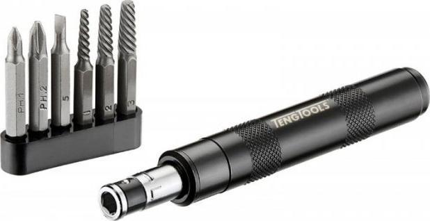 Teng Tools 7-elementowy zestaw wkrętaka udarowego Teng Tools IDSE7