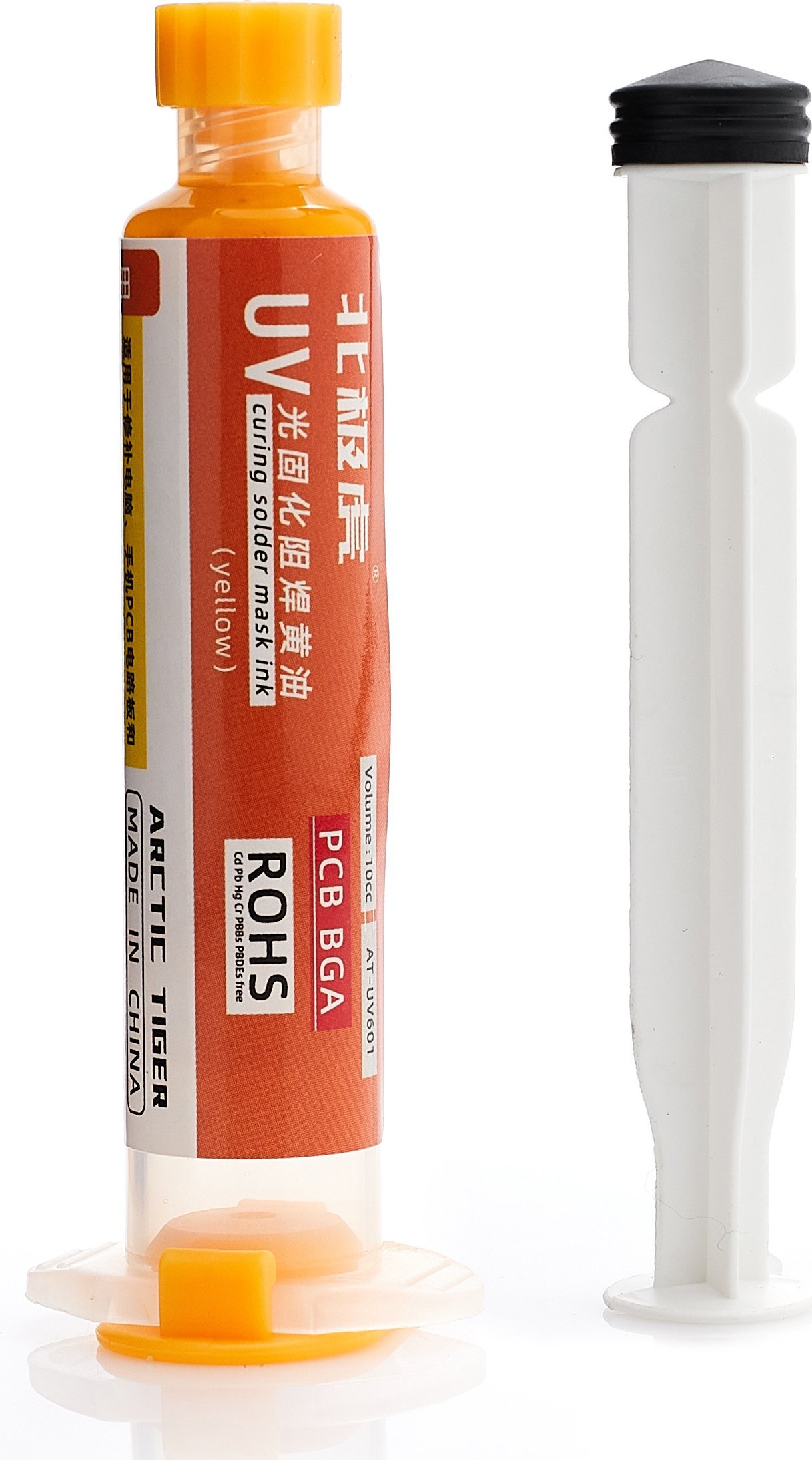 Techrebal SOLDERMASKA SOLDER MASK UV ŻÓŁTA DO IZOLACJI PCB