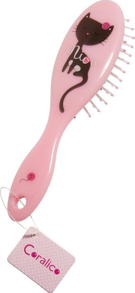 Zielona Sowa Szczotka do włosów kot