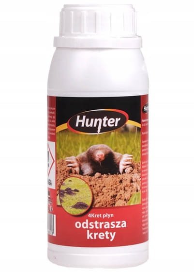 Hunter Płyn odstraszający na krety 500ml Skuteczna ochrona przed kretami