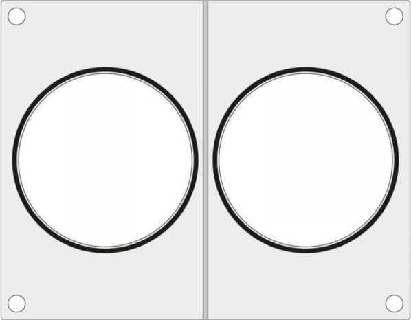 Hendi Matryca forma do zgrzewarki Hendi na dwa pojemniki na zupę śr. 115 mm - Hendi 805633
