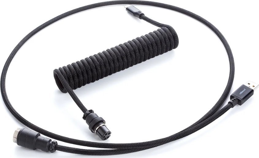 Kabel USB CableMod USB-A - USB-C 1.5 m Czarny (CM-PKCA-CKAK-KK150KK-R)