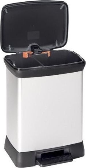 Kosz na śmieci Curver do segregacji na pedał stalowy (CEN-65707)