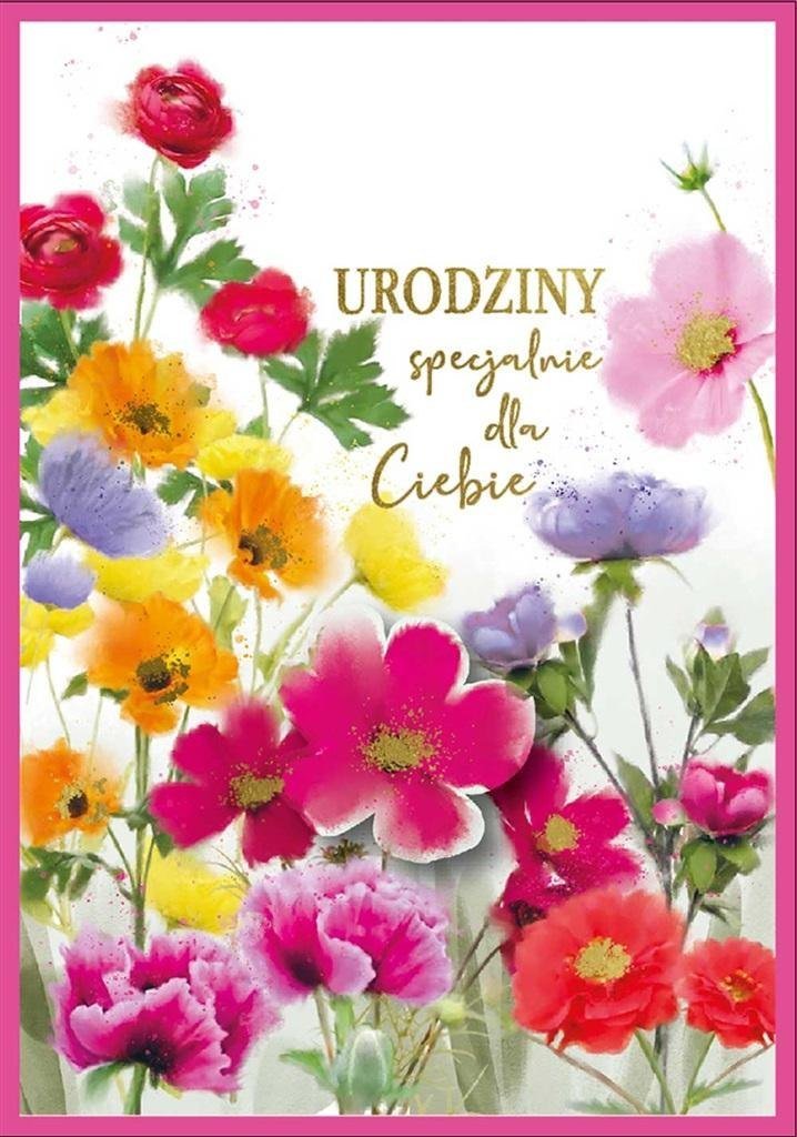 KUKARTKA Karnet DK-1225 Urodziny (wymienne cyfry)