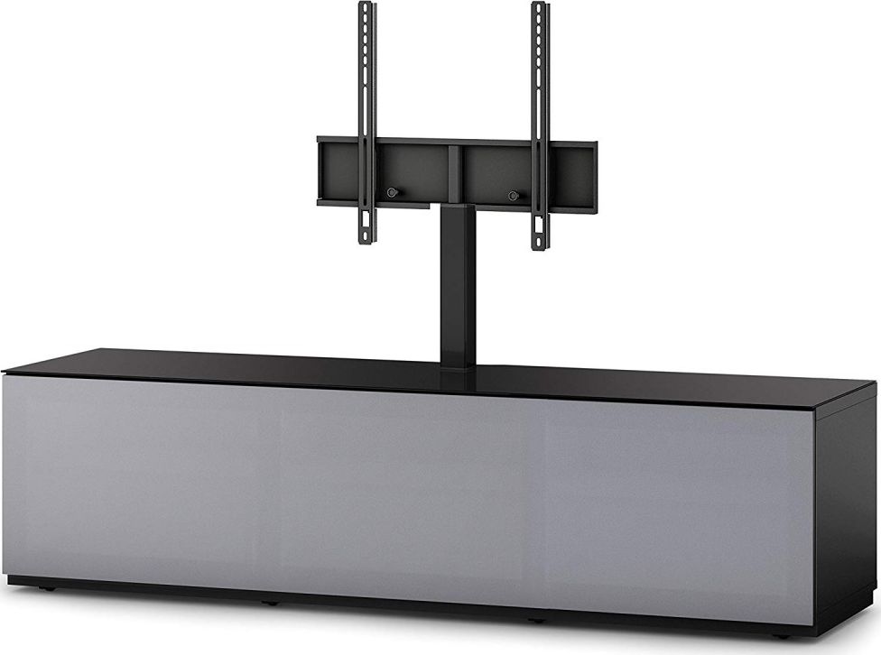 Sonorous Stolik RTV z uchwytem ST161-T-BLK-GRY-BS