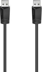 Kabel USB Hama USB-A - USB-A 1.5 m Czarny (002006010000)