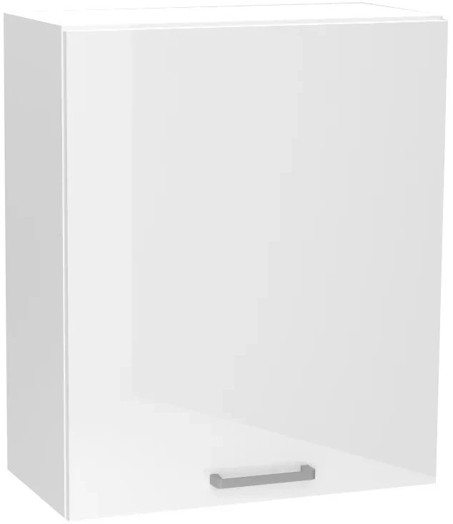 Szafka kuchenna wisząca 60 VITA W60 P/L biała połysk STOLKAR