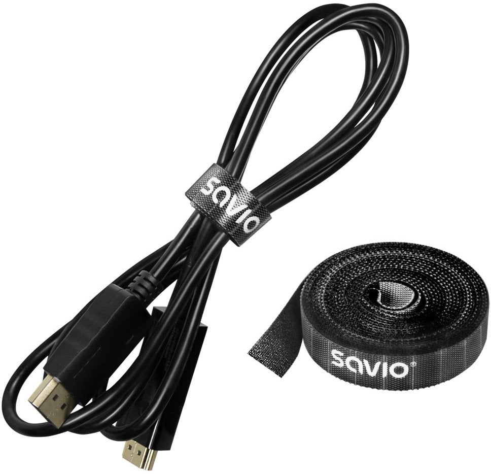 SAVIO OC-05 - Organizer na kable, Taśma, Rzep, 14mm szerokości, 3m
