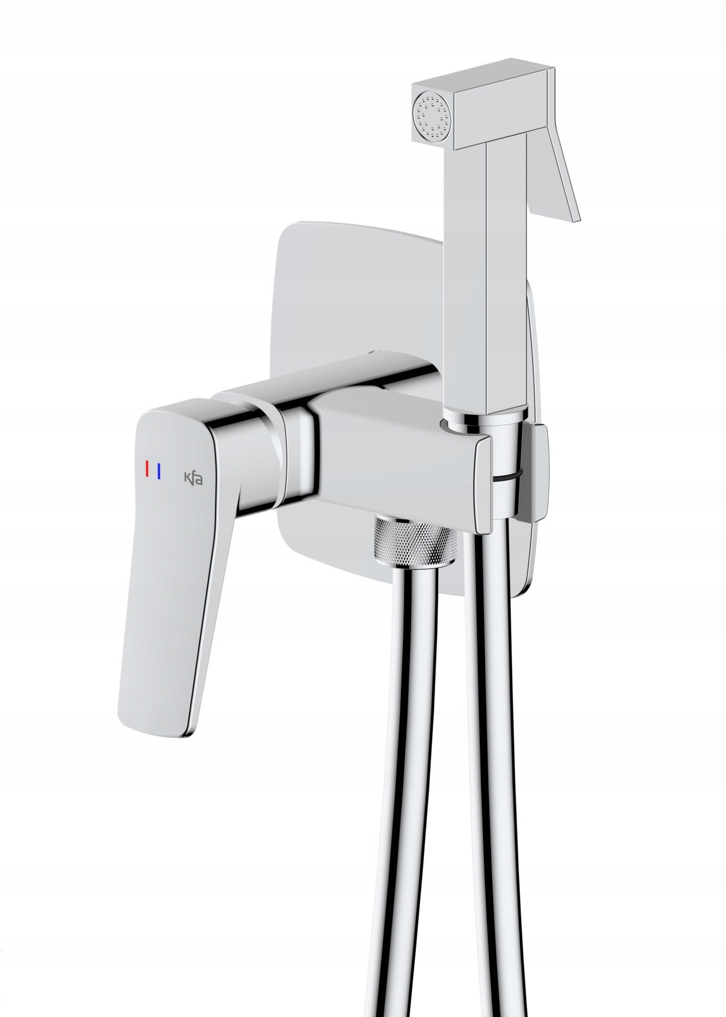 4529-512-00 / KFA / MALAGA / BATERIA BIDETOWA , PODTYNKOWA , ŚCIENNA ,CHROM /