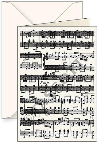 Tassotti Karnet B6 + koperta Music