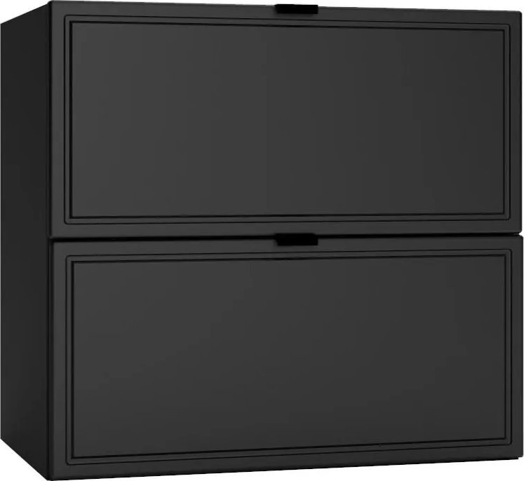 Szafka pod umywalkę ELODIE DUM60 S2 czarny mat STOLKAR